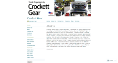 Desktop Screenshot of crockettgear.biz